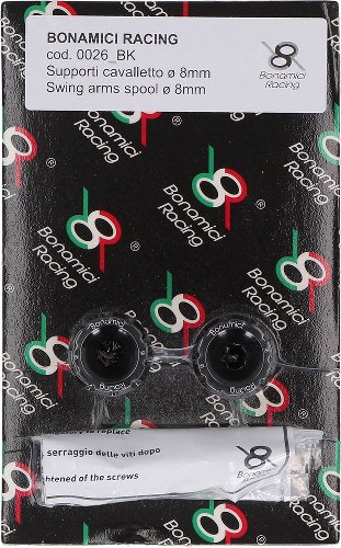Bonamici racing bobbins / stand mount standard 8mm - black
