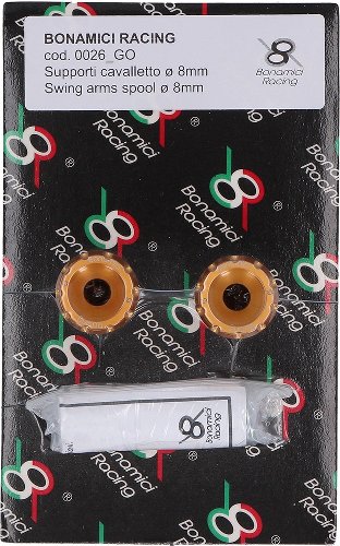 Bonamici Racing Bobbins / Support de béquille standard 8 mm