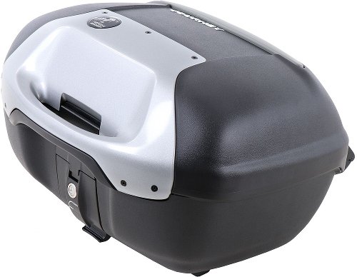 Hepco & Becker Journey Topcase 42, Schwarz mit silberner