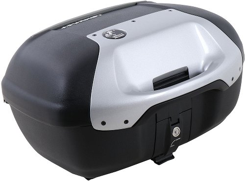 Hepco & Becker Journey Topcase 42, Schwarz mit silberner
