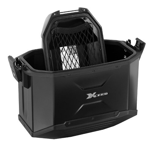 Hepco & Becker left Xceed side case 38 Ltr., Black