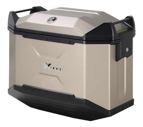 Hepco & Becker right Xceed side case 38 Ltr., Titan