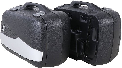 Hepco & Becker Side case set Junior Flash 30, Black with