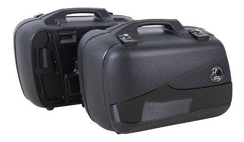 Hepco & Becker side case-kit Junior Flash 40 with black