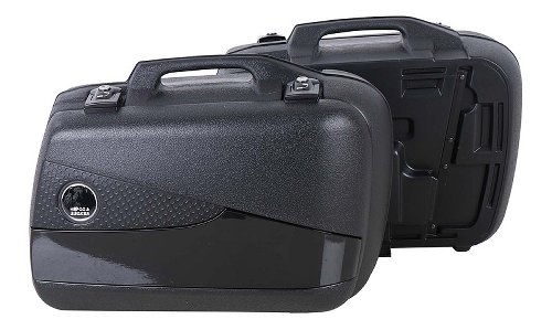 Hepco & Becker side case-kit Junior Flash with black cover