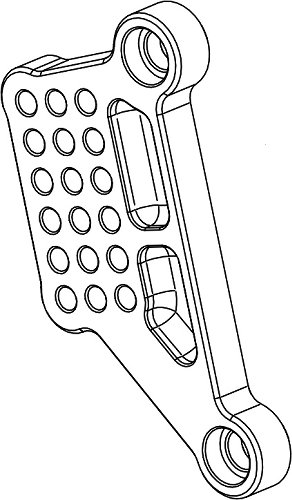 Bonamici mounting plate for footrest system, brake side