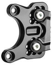 Bonamici mounting plate for footrest system, gearbox side