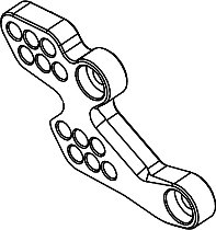 Bonamici mounting plate for footrest system, brake side