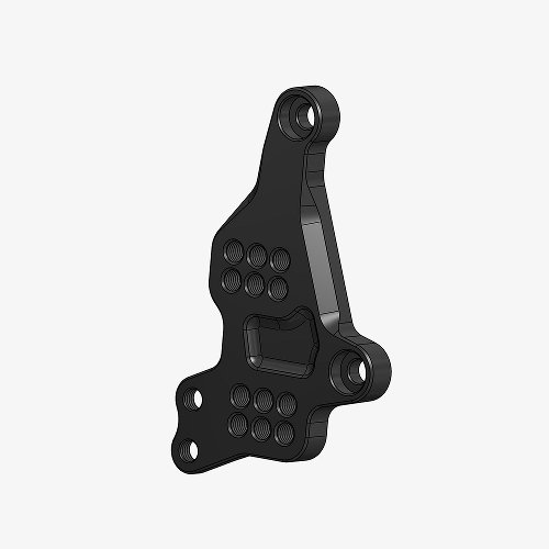 Bonamici mounting plate for footrest system, brake side KTM