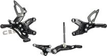Bonamici Racing adjustable rear sets, kit BMW S 1000 RR -