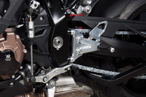 Sistemi di poggiapiedi Bonamici, regolabili, BMW S 1000 RR