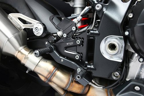 Bonamici Fussrastenanlagen, einstellbar, BMW S 1000 R 2021