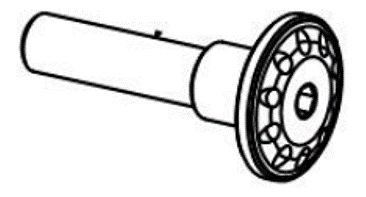 Bonamici spare part special screw for footrest systems