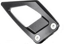 Bonamici Racing heel plate for footrest systems, brake side,