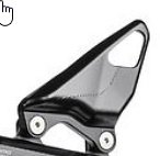 Bonamici heel plate for footrest systems, gearboxes. Honda