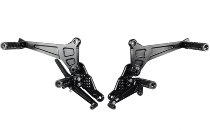 Bonamici footrest systems, adjustable, set Ducati Scrambler