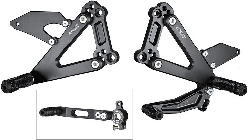 Bonamici footrest systems, adjustable Ducati Supersport 620/