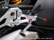 Estriberas Bonamici, regulables Ducati Streetfighter V4