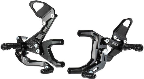 Bonamici footrest systems, adjustable Ducati Panigale V2