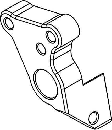 Bonamici bracket, spare part for footrest system Ducati