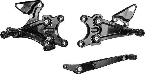 Bonamici footrest systems, adjustable Honda 1000 RR-R