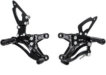 Bonamici footrest systems, adjustable Kawasaki ZX-6R