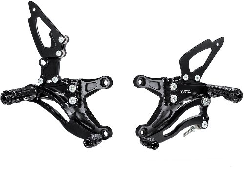 Bonamici footrest systems, adjustable Kawasaki ZX-6R