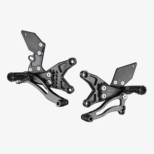 Poggiapiedi Bonamici, regolabili Kawasaki ZX-10R 2011-2015