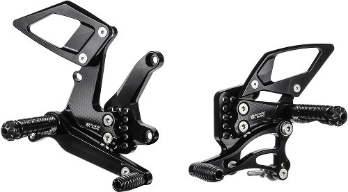 Bonamici footrest systems, adjustable Kawasaki Ninja 250/400