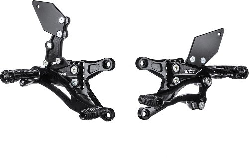 Bonamici footrest systems, adjustable Kawasaki ZX-6R 2019