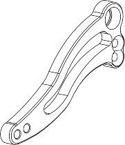 Bonamici Gear lever, spare part for rear set Ducati 748/