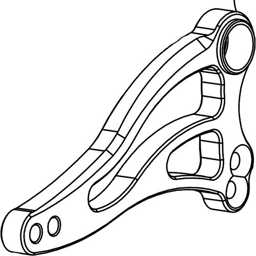 Bonamici shift lever, spare part for footrest system