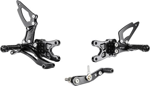 Bonamici Racing footrest systems, adjustable Suzuki GSX-R