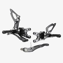 Bonamici Racing footrest systems, adjustable Suzuki GSX-R