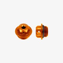 Bonamici Racing, universal oil cap M22x1.5/ Orange / Ducati