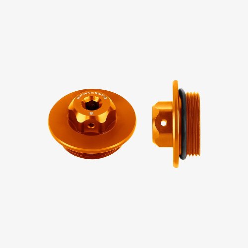Bonamici Racing, tapón de aceite universal M30x1,5/ Naranja/