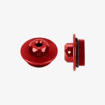 Bonamici Racing, universal oil cap M30x1.5/ red/ Kawasaki