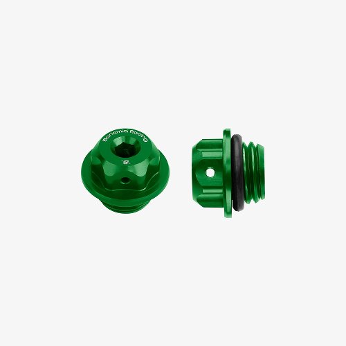 Bonamici Racing, bouchon d'huile M19x2,5- vert / Ducati
