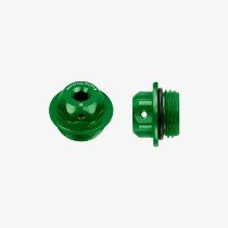Bonamici Racing, Tapón de aceite universal M24x2 - Verde /