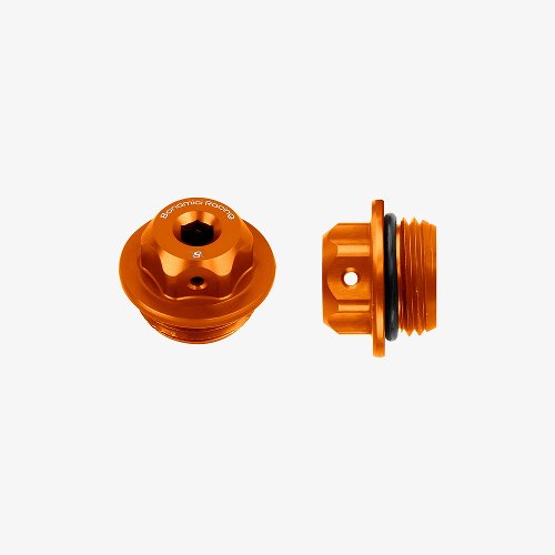 Bonamici Racing, Tapón de aceite universal M24x2 - Naranja /
