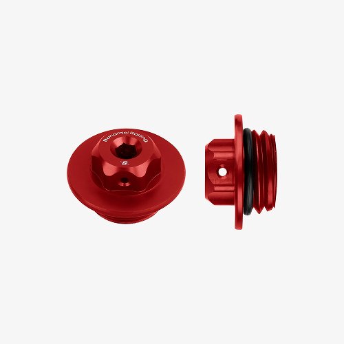 Bonamici Racing, Bouchon d'huile universel M27x3- Rouge/