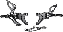 Bonamici footrest systems, adjustable, Triumph