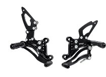 Bonamici Racing footrest systems, adjustable Triumph Speed