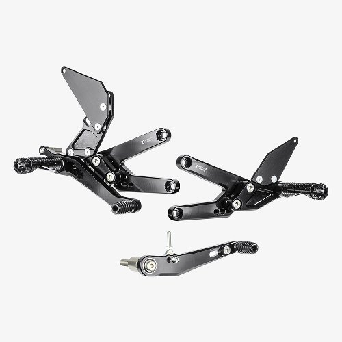 Bonamici Racing footrest systems, adjustable Triumph Daytona