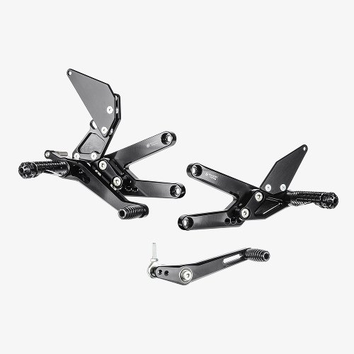 Bonamici Racing footrest systems, adjustable Triumph Street