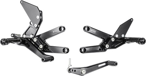 Bonamici Racing footrest systems, adjustable Triumph Street