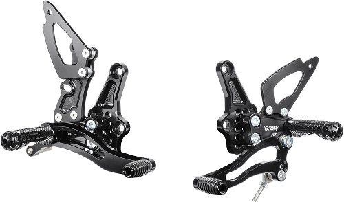 Bonamici Racing footrest systems, adjustable Triumph Speed