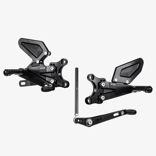 Bonamici Racing footrest systems, adjustable Triumph Street