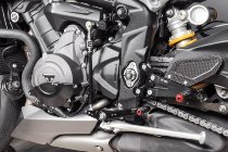 Estriberas Bonamici Racing, ajustables Triumph Street Triple