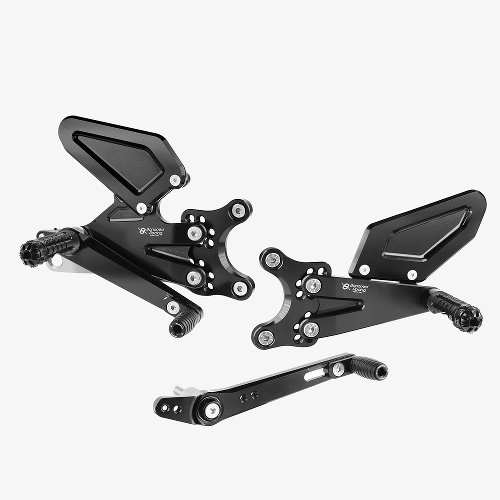 Bonamici Racing Aluminum rearsets Triumph Street Triple 765